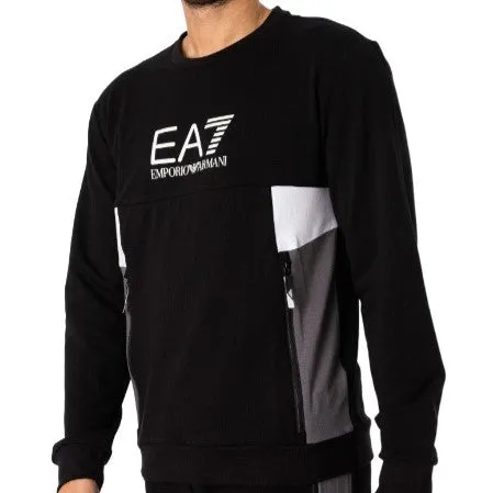 EA7 Summer Block Crew-Neck Sweatshirt