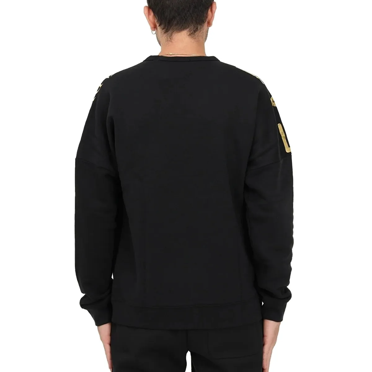 EMPORIO ARMANI  |Crew Neck Pullovers Long Sleeves Cotton Logo Sweatshirts