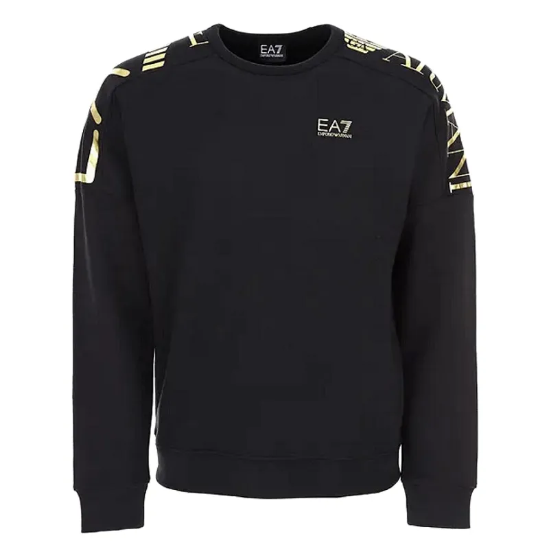 EMPORIO ARMANI  |Crew Neck Pullovers Long Sleeves Cotton Logo Sweatshirts