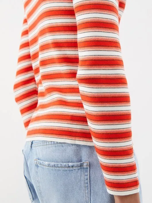 ERL  |Stripes Blended Fabrics Long Sleeves Cotton