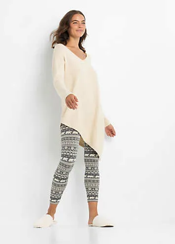 Fairisle Thermal Leggings by bonprix | Look Again