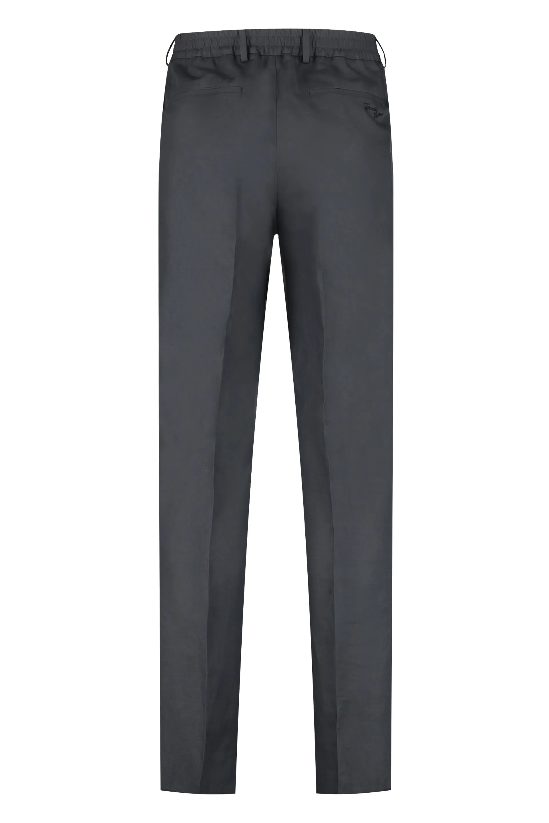 Fendi High-Waist Pleated Trousers