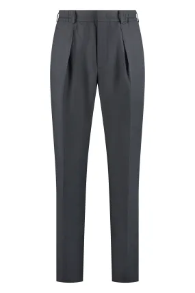 Fendi High-Waist Pleated Trousers