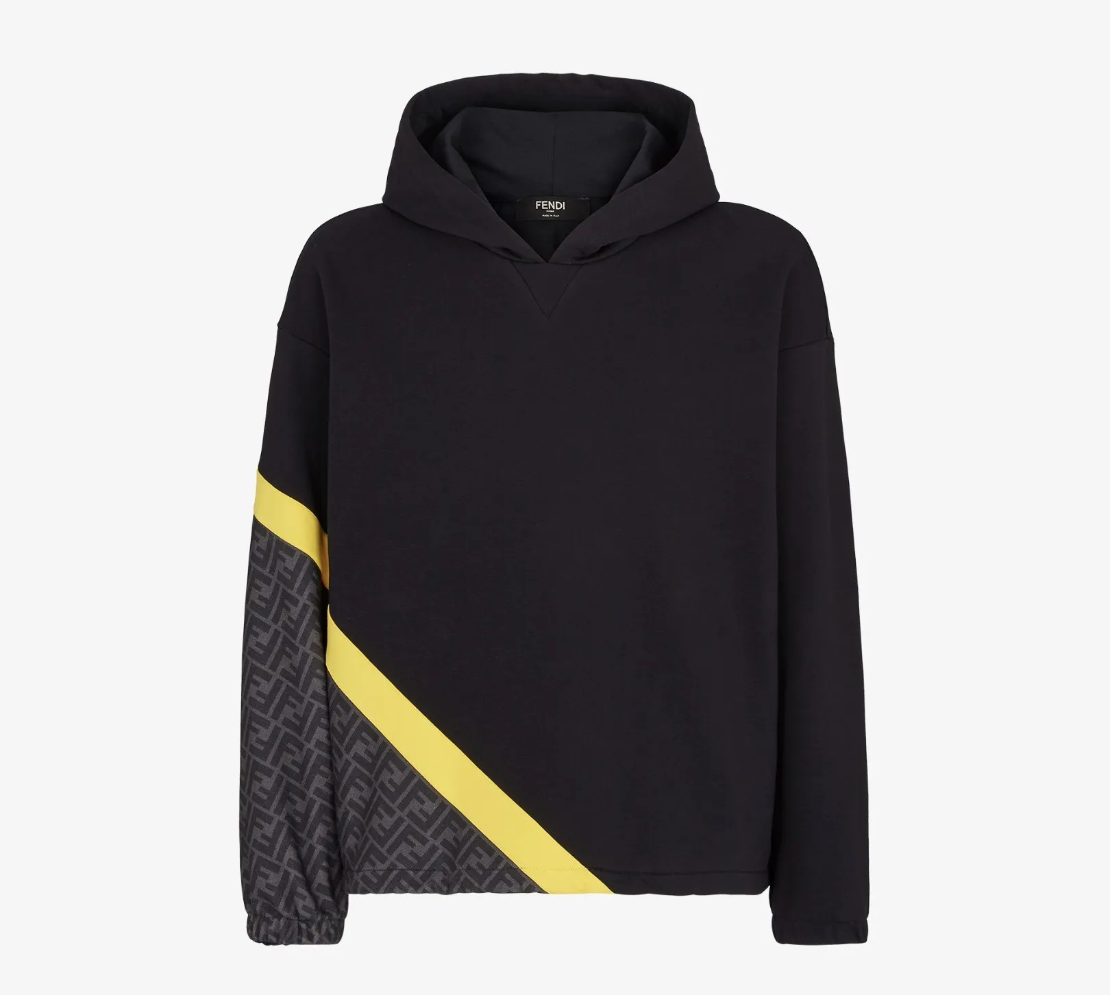 FENDI  |Pullovers Monogram Sweat Long Sleeves Plain Cotton Logo