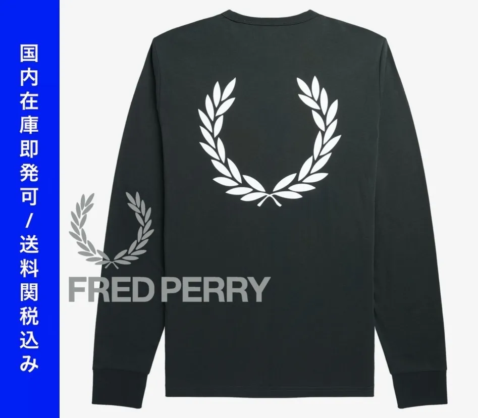 FRED PERRY  |Long Sleeves Long Sleeve T-shirt Logo Long Sleeve T-Shirts