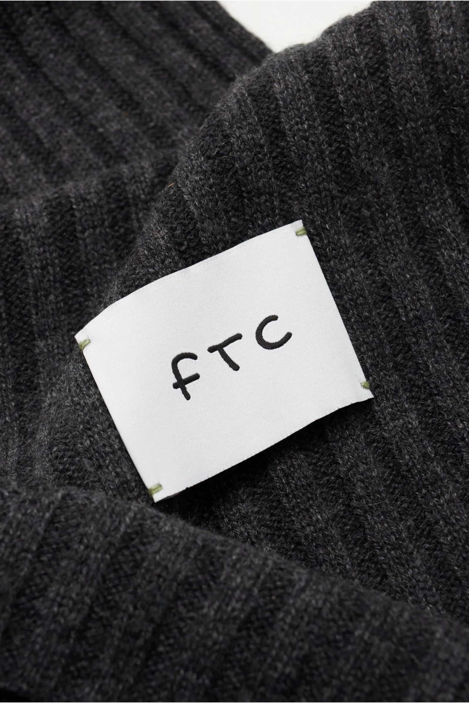 FTC cashmere scarf anthracite