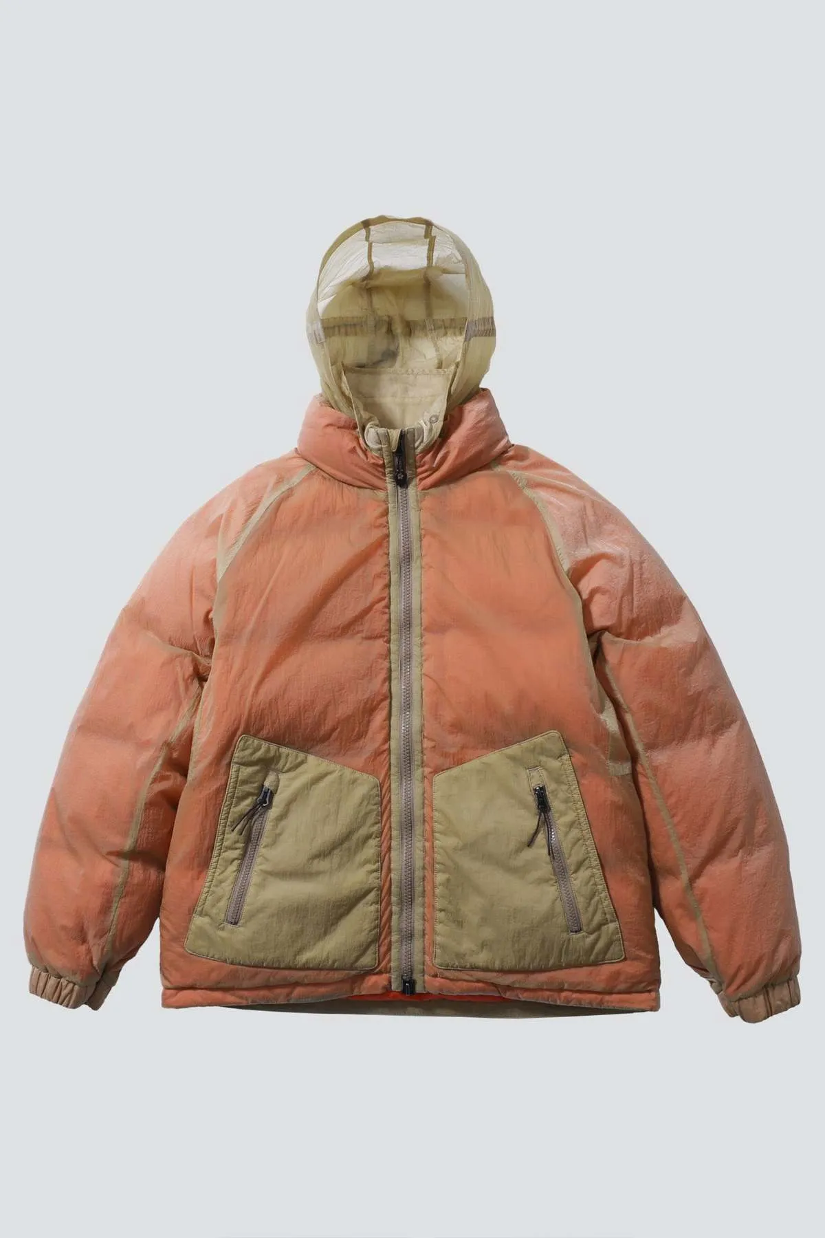 GD Down Jacket - Orange Sheer