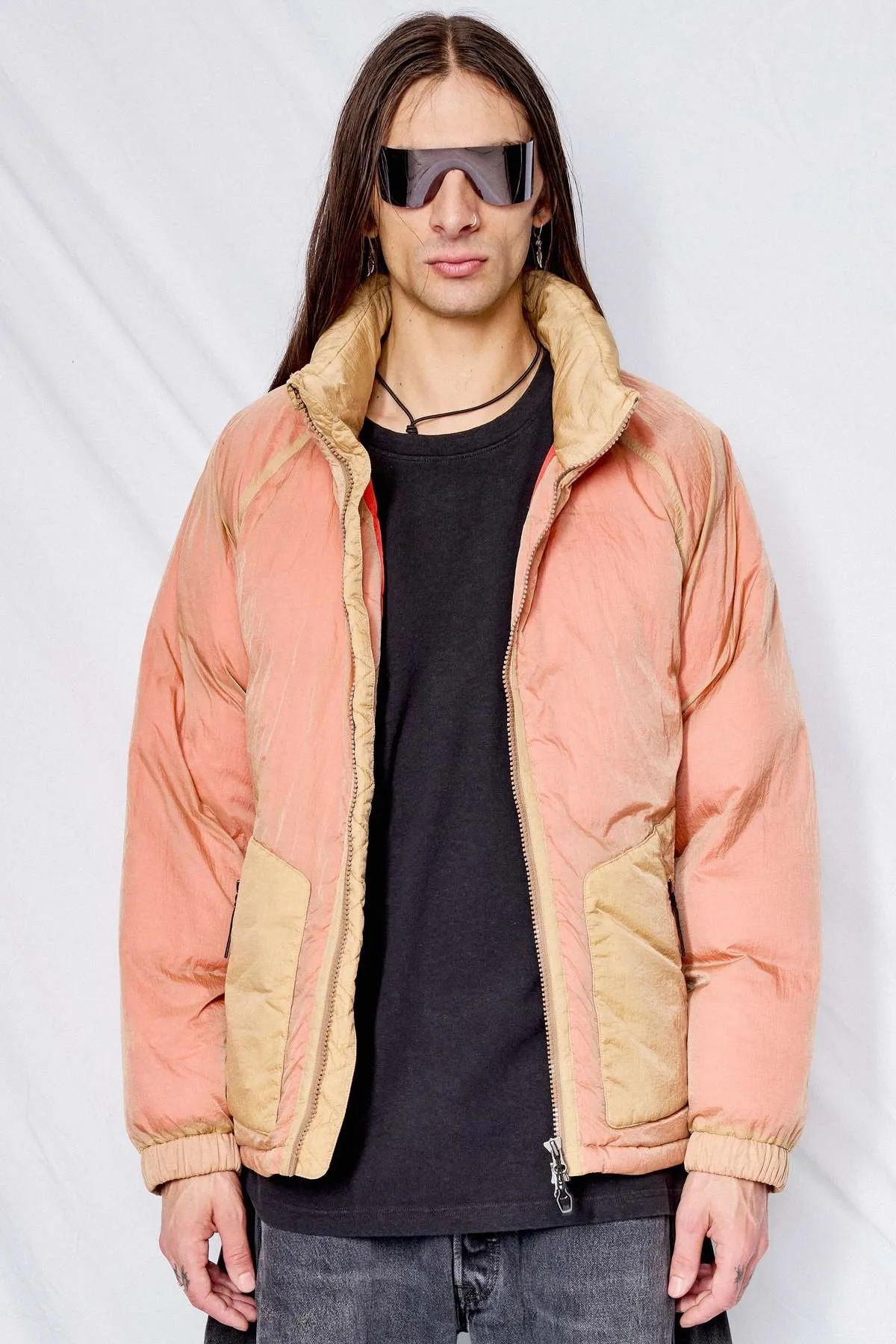 GD Down Jacket - Orange Sheer