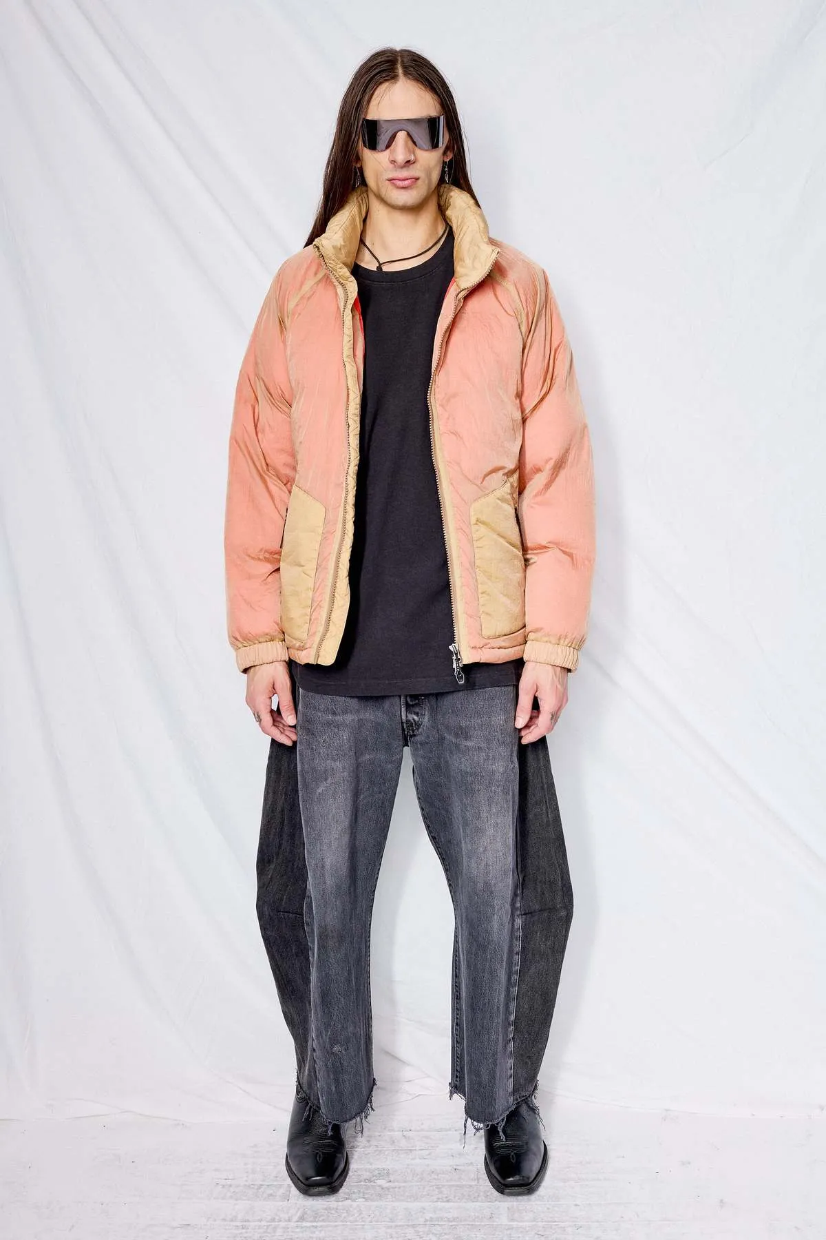 GD Down Jacket - Orange Sheer