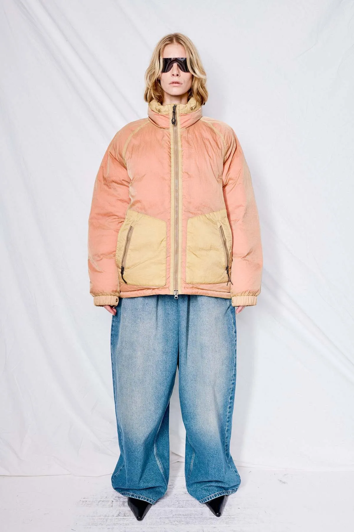 GD Down Jacket - Orange Sheer