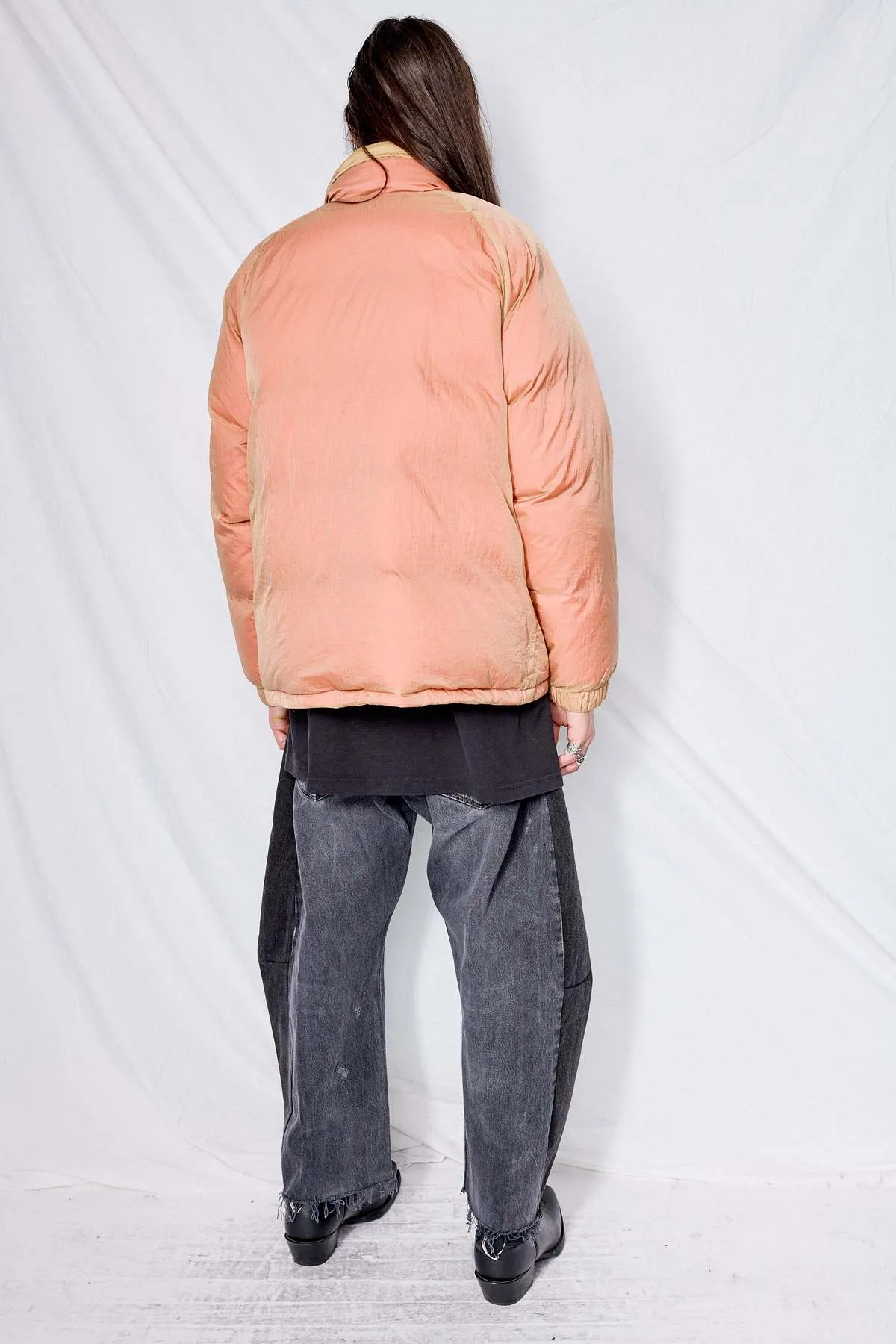 GD Down Jacket - Orange Sheer