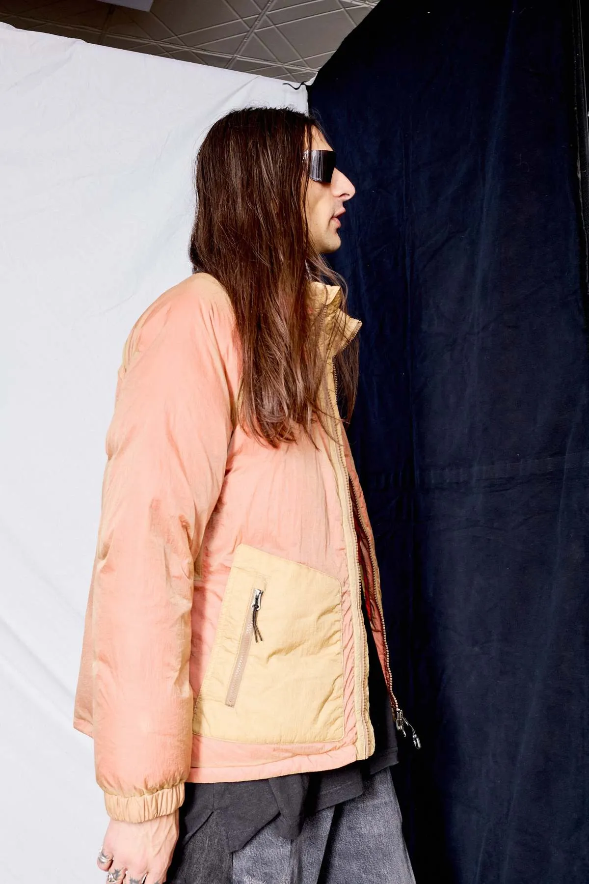 GD Down Jacket - Orange Sheer