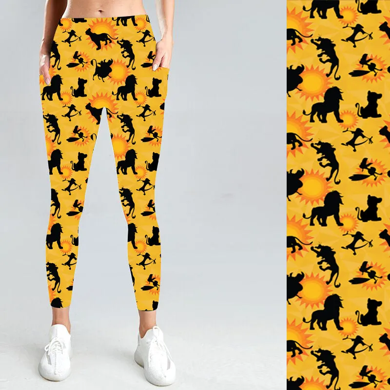 Hakuna Matata with Side Pocket Leggings