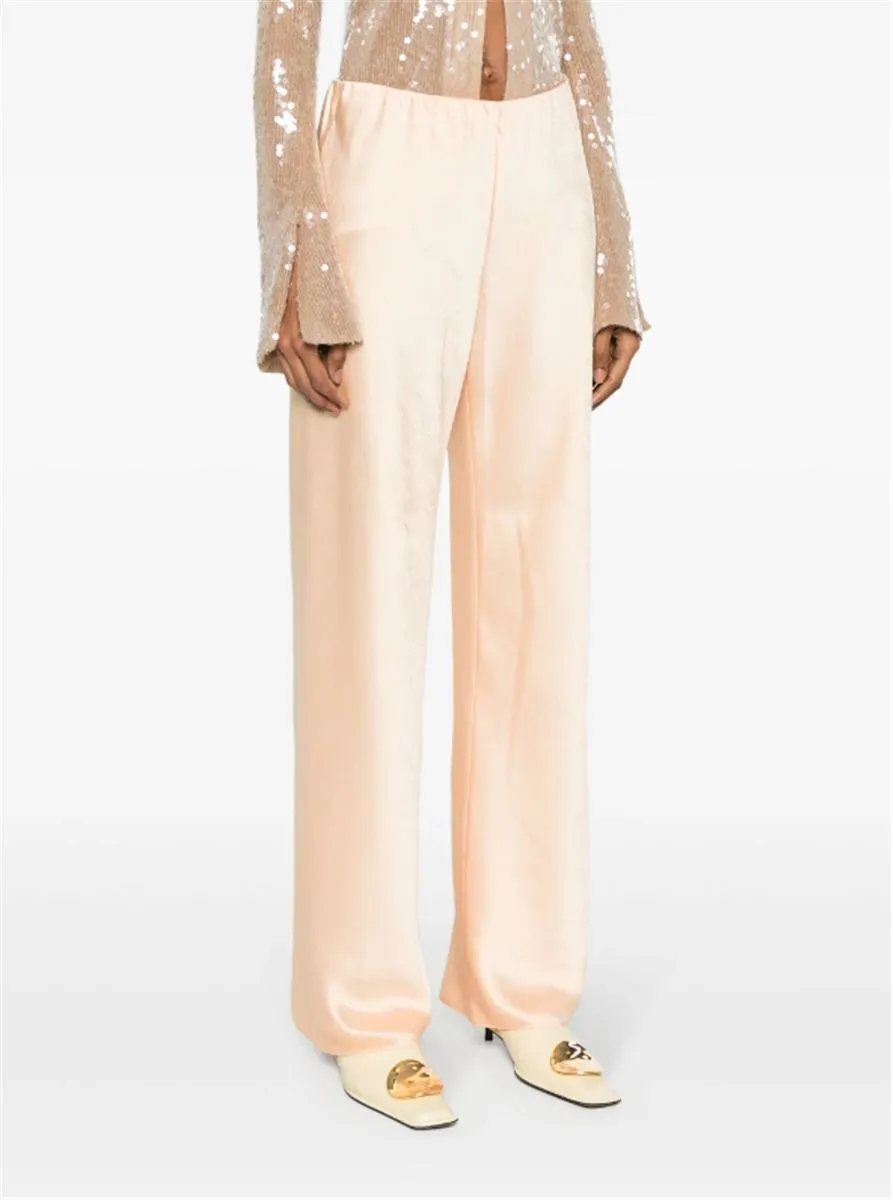 HIGH-WAIST STRAIGHT-LEG TROUSERS