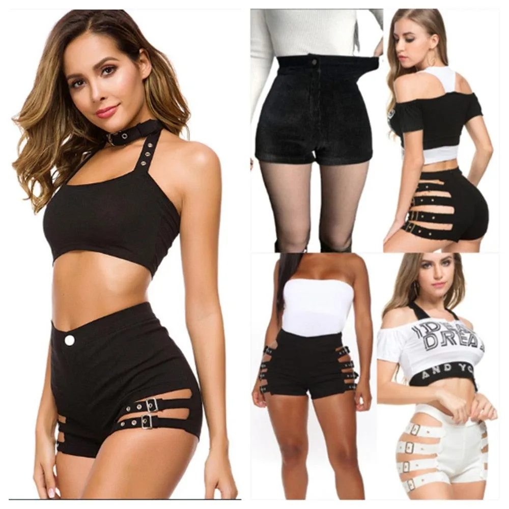 High waist Stretch Beach Hot Shorts