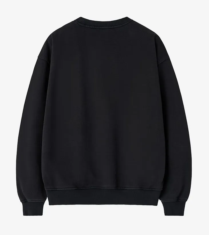 IN SILENCE  |Street Style Long Sleeves Plain Sweatshirts