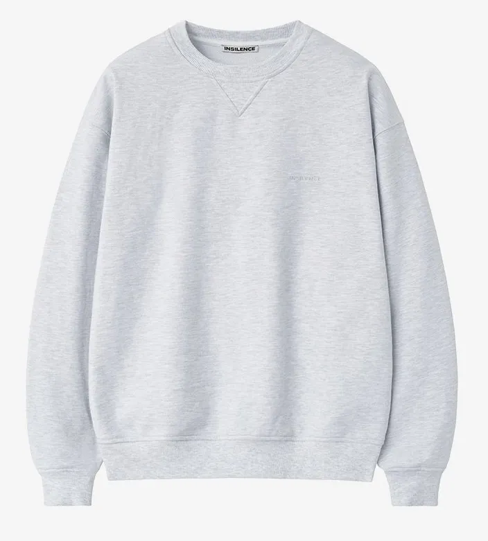 IN SILENCE  |Street Style Long Sleeves Plain Sweatshirts