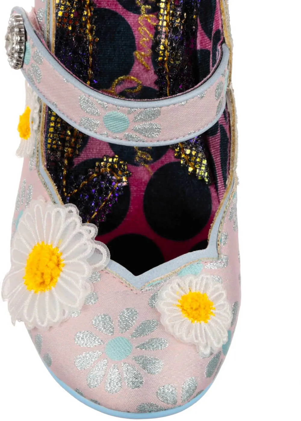 Irregular Choice Daisy Darling 40's Pumps Light Pink