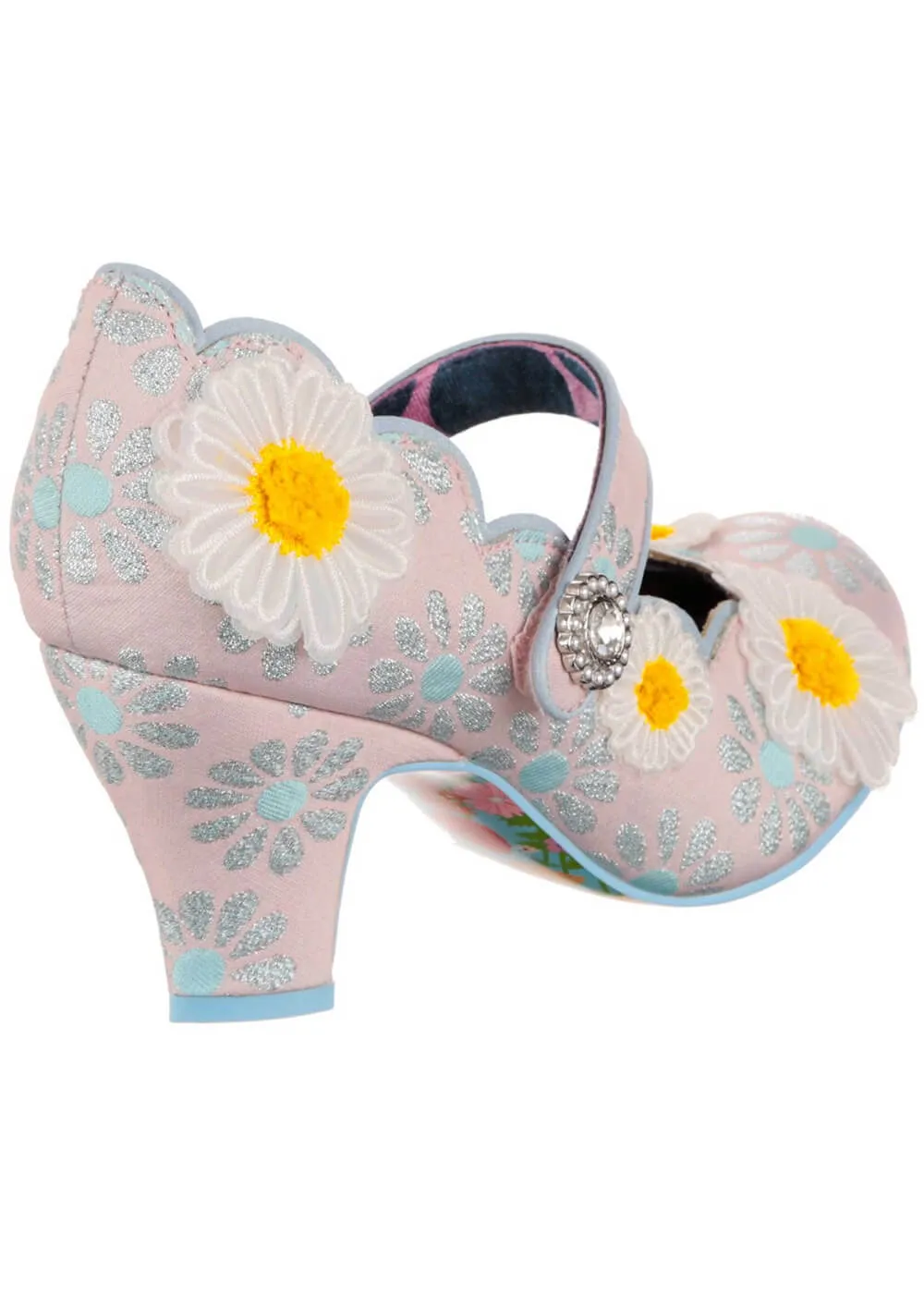 Irregular Choice Daisy Darling 40's Pumps Light Pink