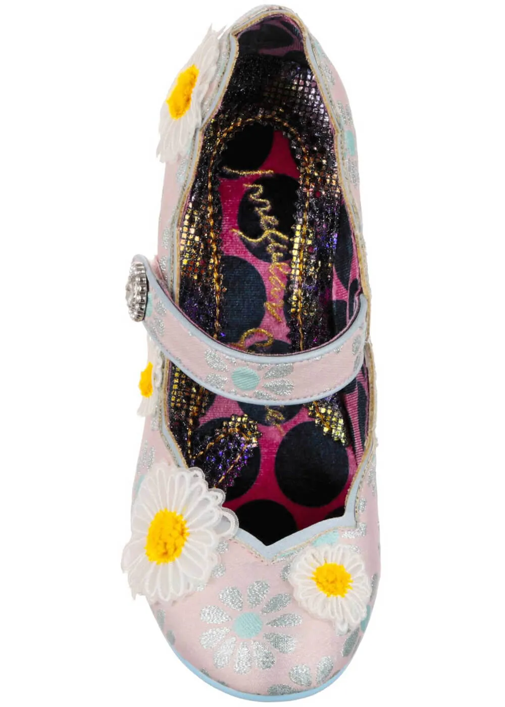 Irregular Choice Daisy Darling 40's Pumps Light Pink