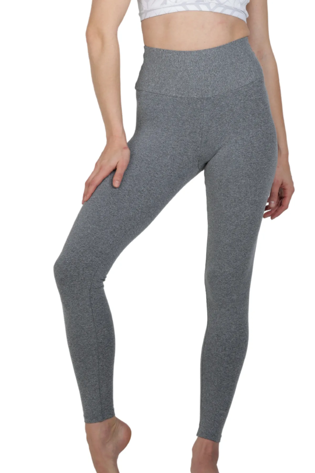 JACQUELINE MIXED GREY High Waist Activewear Legging