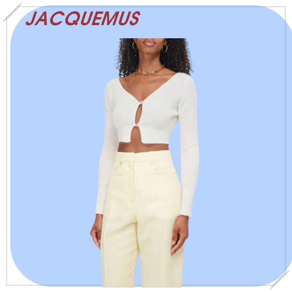 JACQUEMUS  |Casual Style Street Style Long Sleeves Plain Cardigans