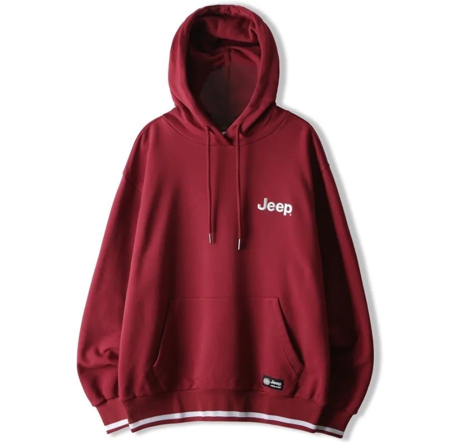 JEEP  |Unisex Street Style Long Sleeves Plain Cotton