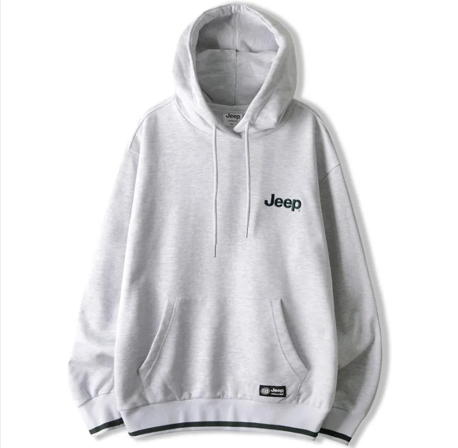 JEEP  |Unisex Street Style Long Sleeves Plain Cotton