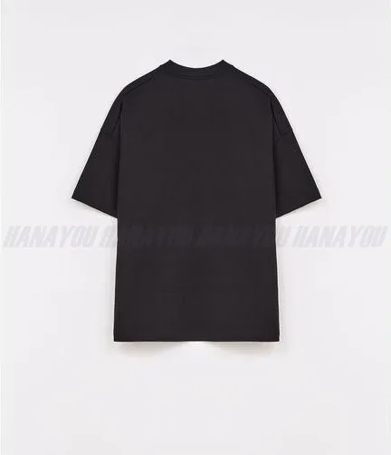 Jil Sander  |Crew Neck Pullovers Plain Cotton Short Sleeves Logo