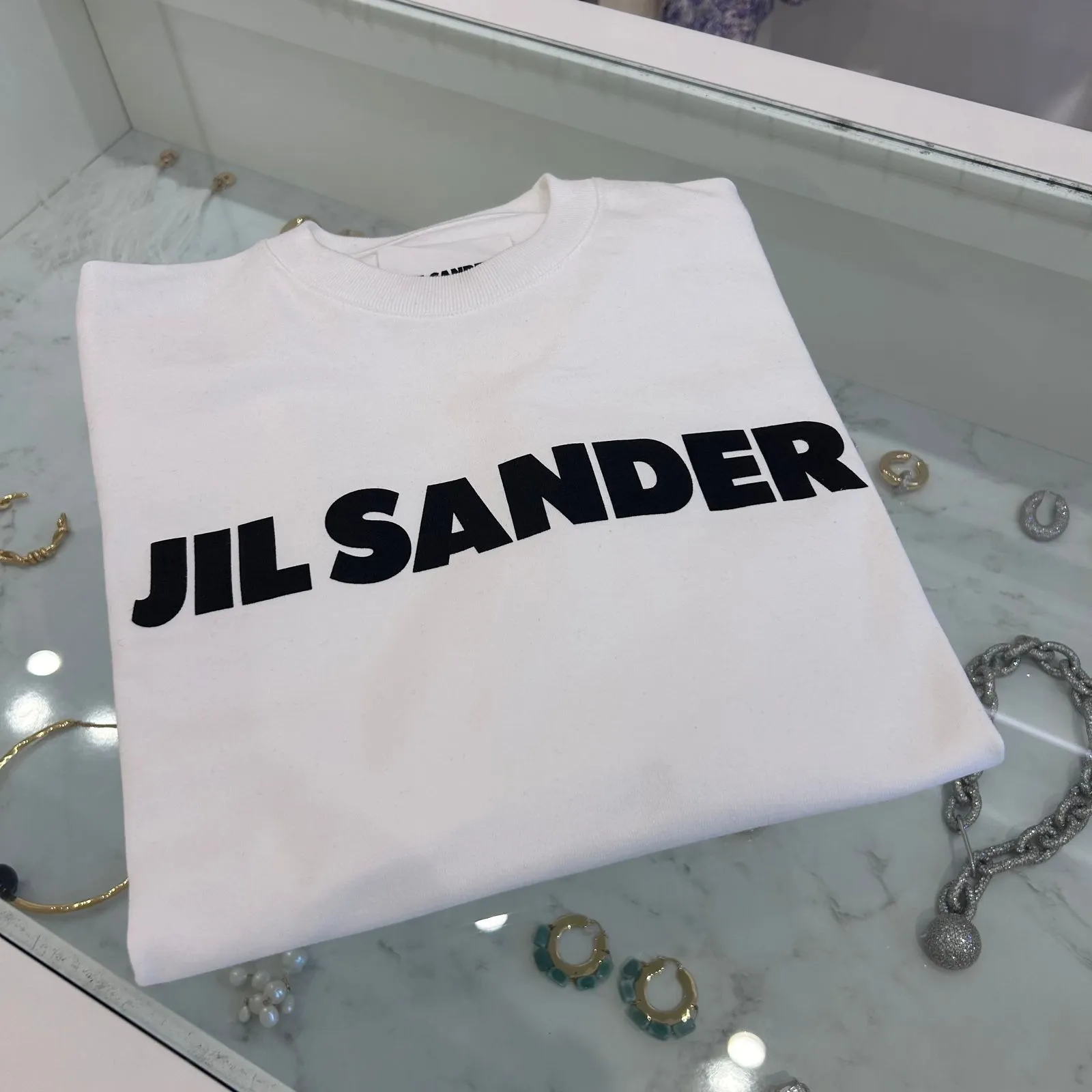 Jil Sander  |Long Sleeves Plain Long Sleeve T-shirt Logo Designers