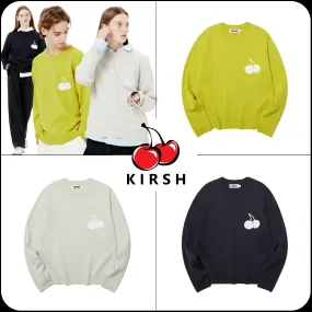 KIRSH  |Unisex Street Style Long Sleeves V-neck & Crew neck