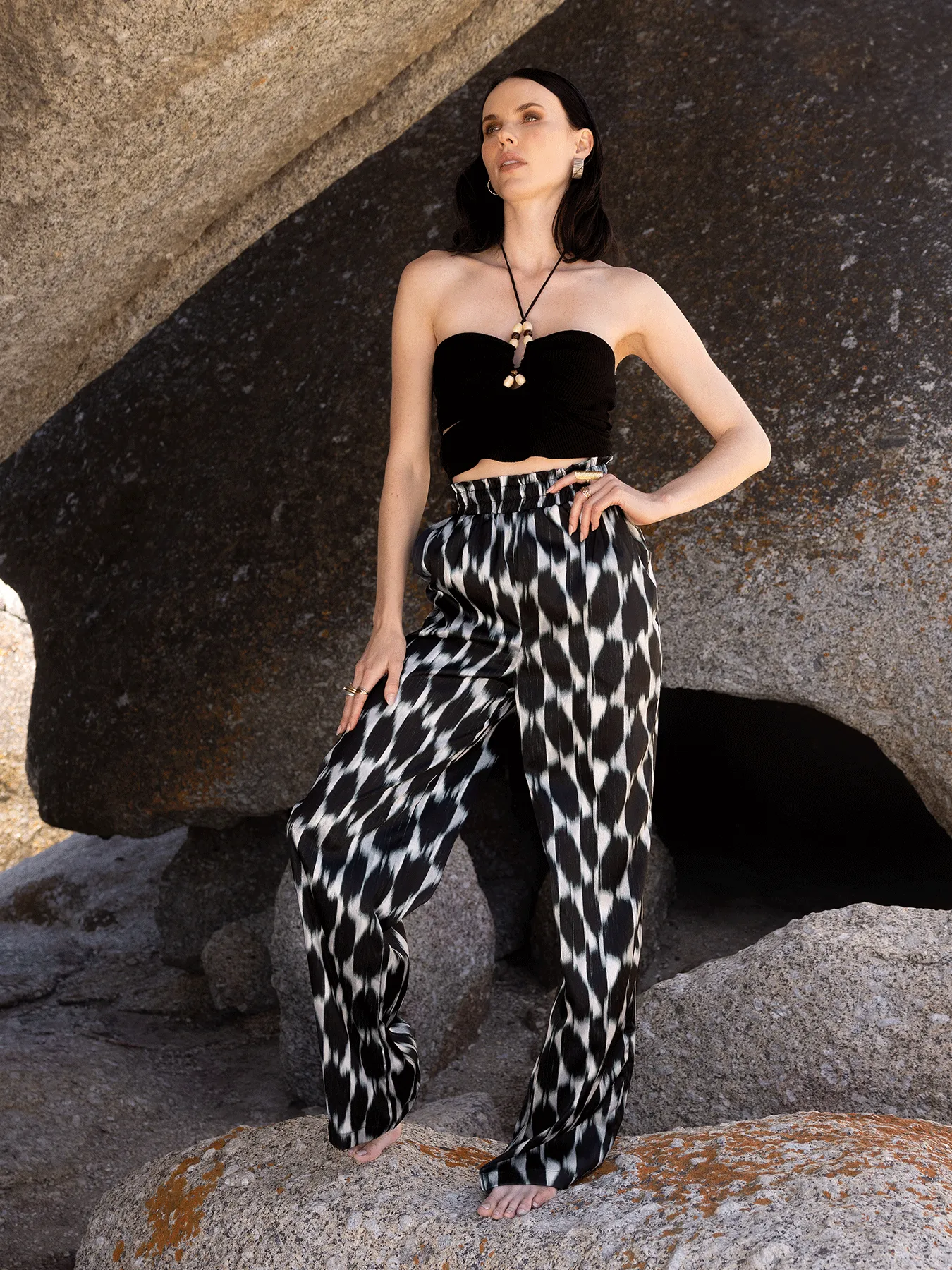 Leer Pants - Sokhna Black