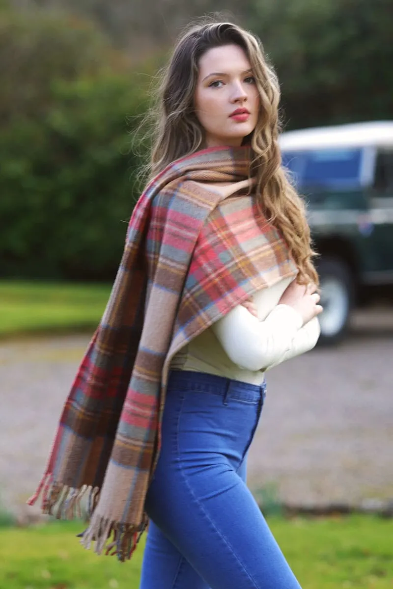 Luxury Oversized Scarf (Auld Dress Stewart) | Extra Warmth