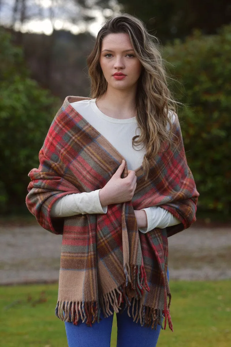 Luxury Oversized Scarf (Auld Dress Stewart) | Extra Warmth