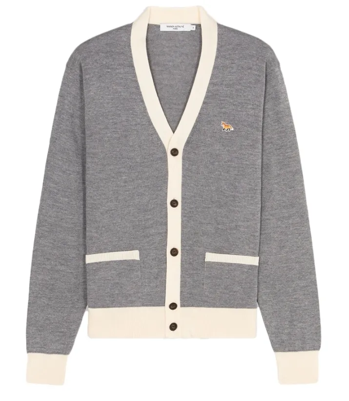 MAISON KITSUNE  |Unisex Street Style Logo Designers Cardigans