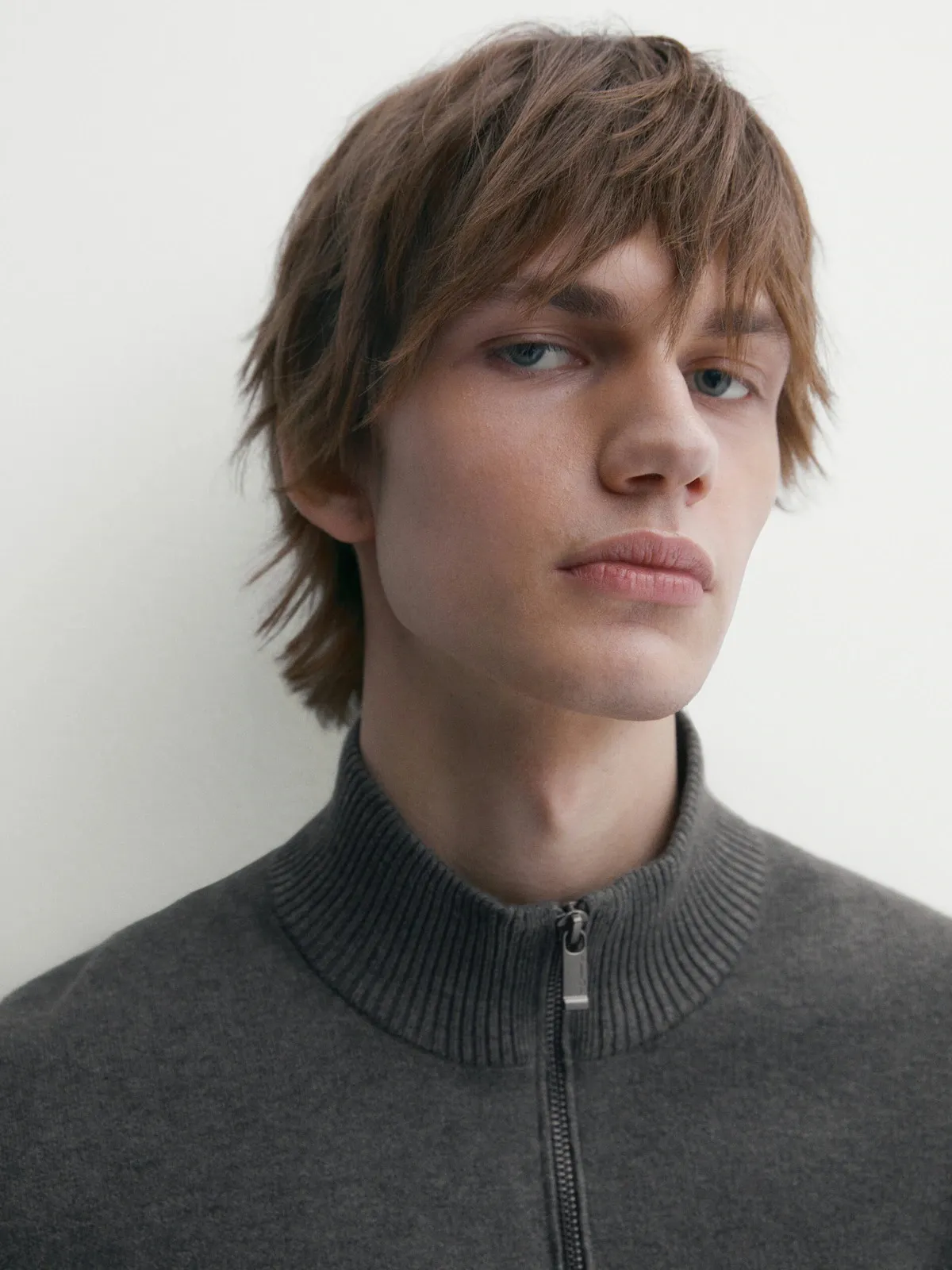 Massimo Dutti  |Pullovers Long Sleeves Plain Sweaters