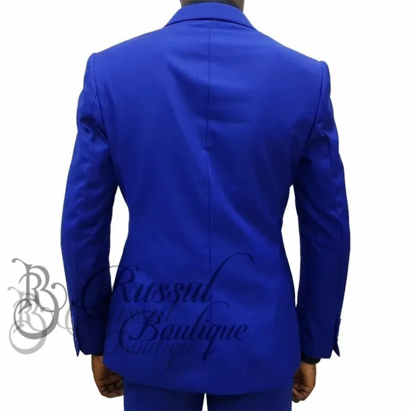 Men's 3-piece business Suit | Royal blue