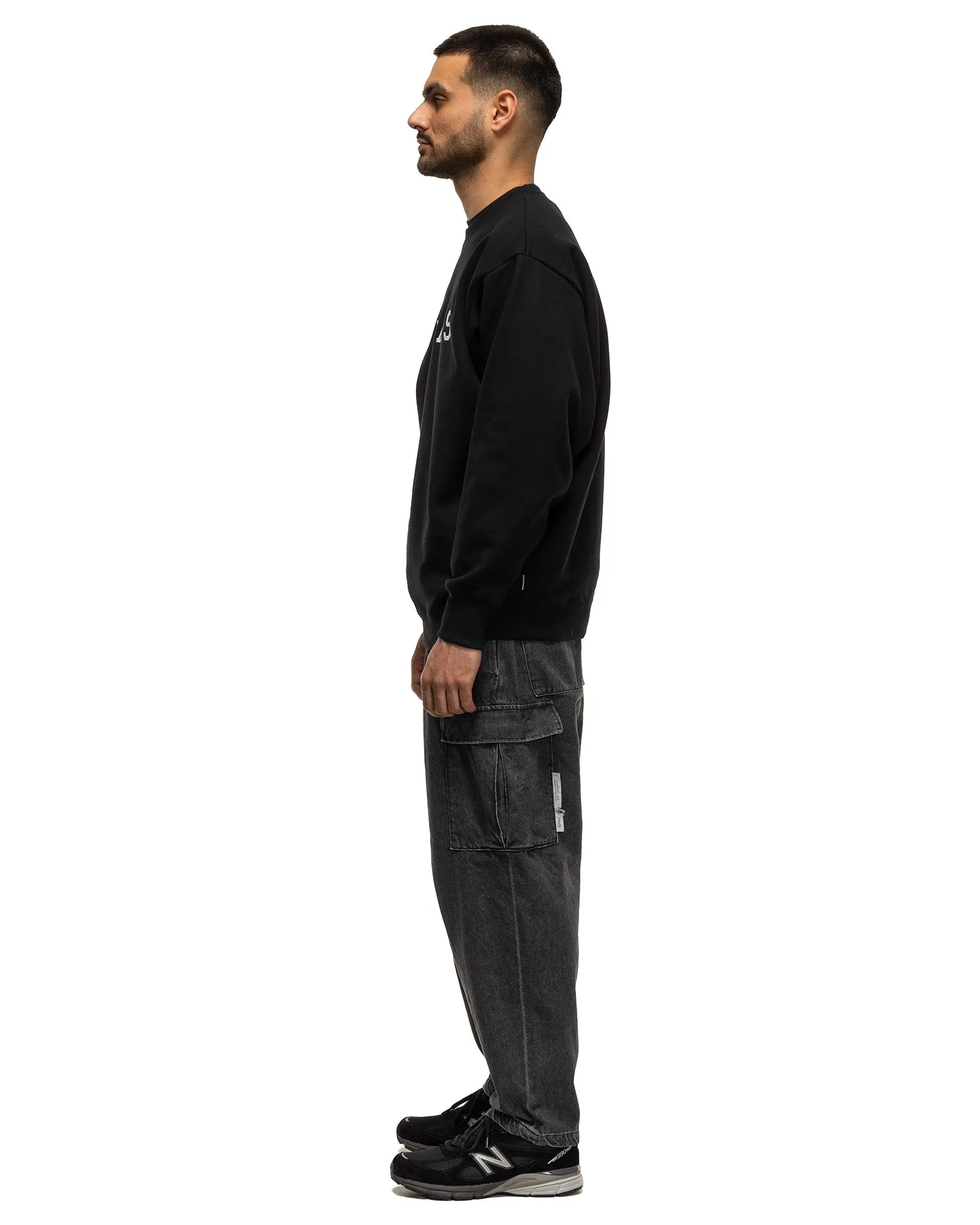 MILT2301 / Trousers / Cotton. Denim Black