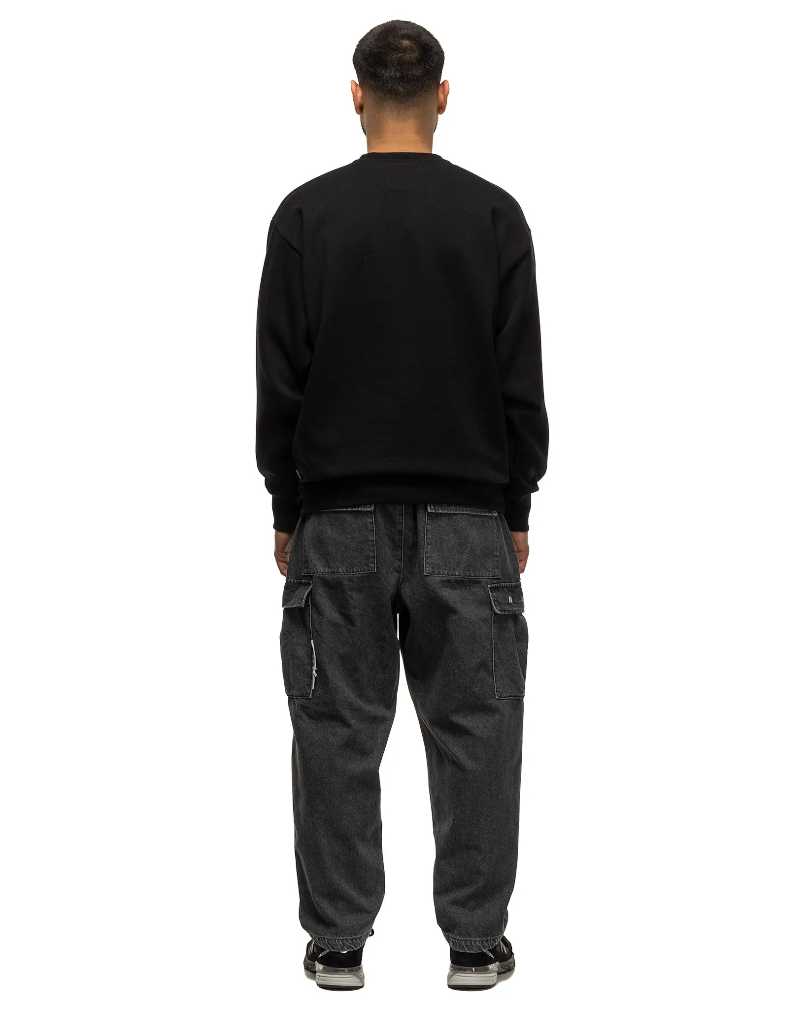 MILT2301 / Trousers / Cotton. Denim Black