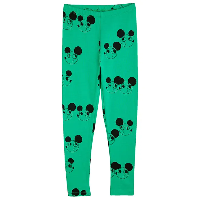 Mini Rodini Child Ritzratz Leggings Green