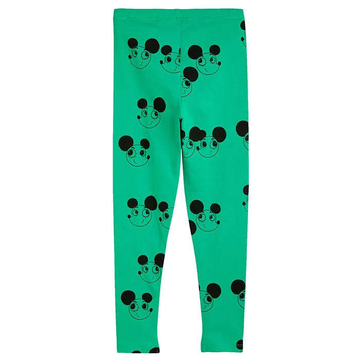 Mini Rodini Child Ritzratz Leggings Green