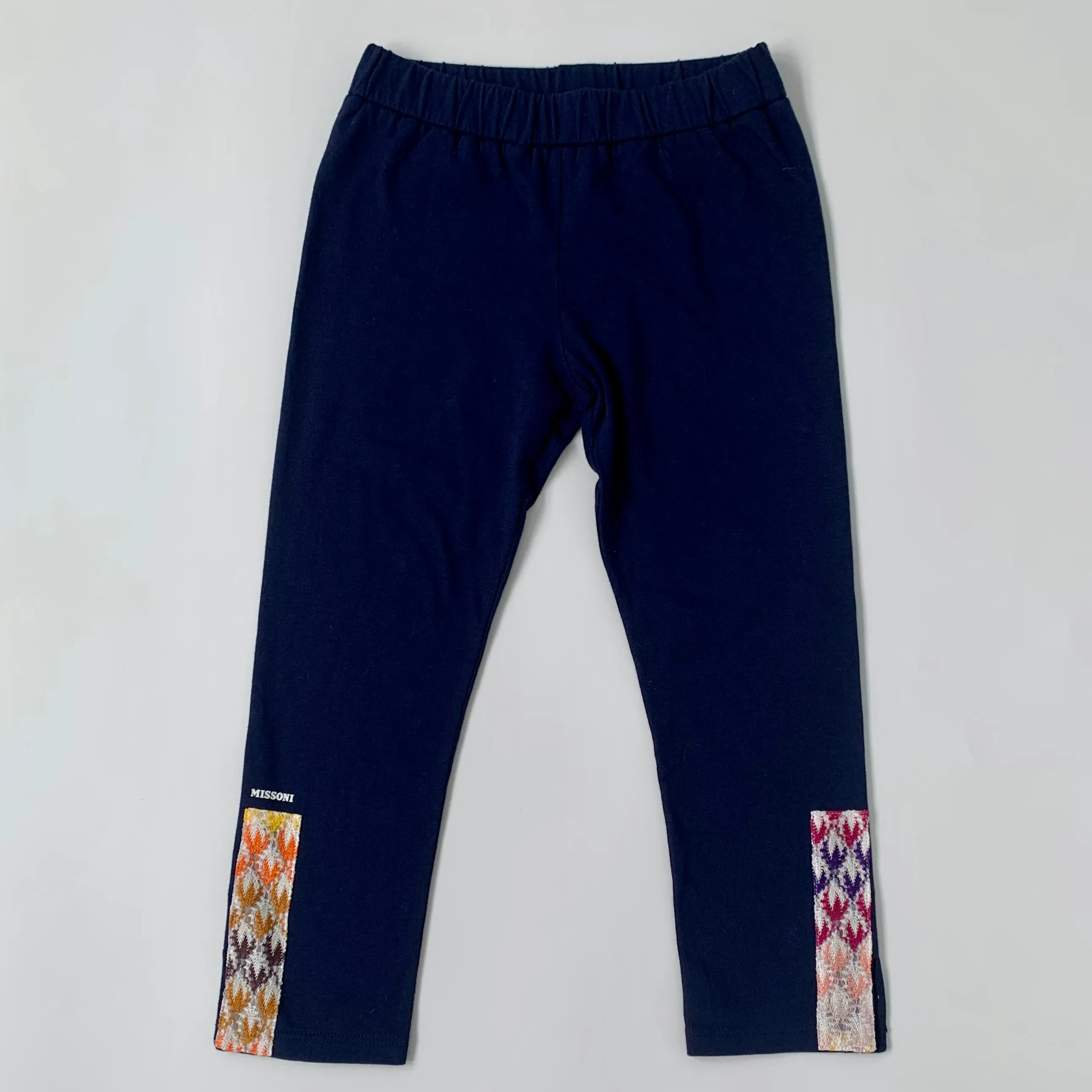 Missoni Leggings With Ombre Crochet Trim: 4-5 Years & 10-11 Years (Brand New)