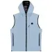 Moncler Allier Hooded Down Gilet Powder Blue