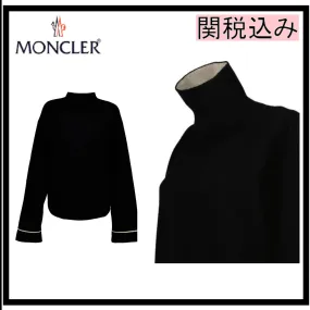 MONCLER  |Casual Style Wool Street Style Long Sleeves Medium