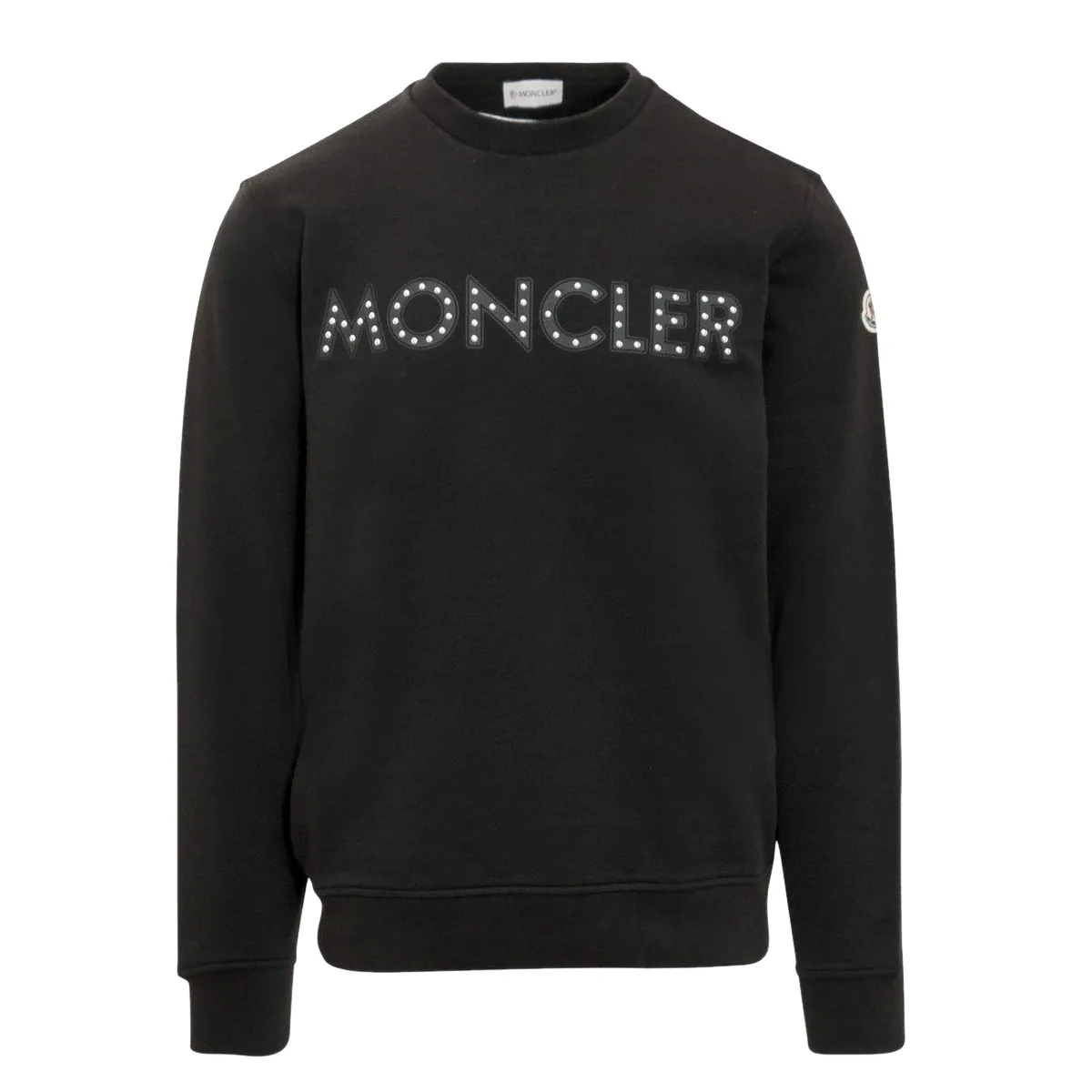 MONCLER  |Crew Neck Pullovers Unisex Long Sleeves Cotton Logo