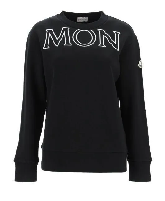 MONCLER  |Crew Neck Unisex Long Sleeves Plain Cotton