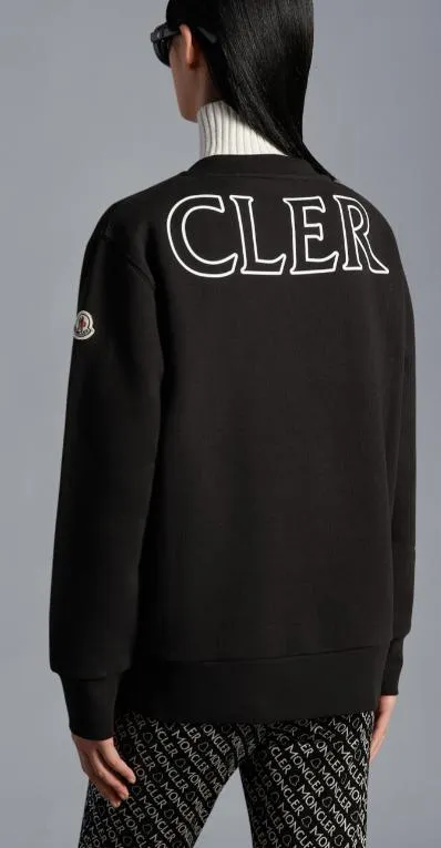 MONCLER  |Crew Neck Unisex Long Sleeves Plain Cotton