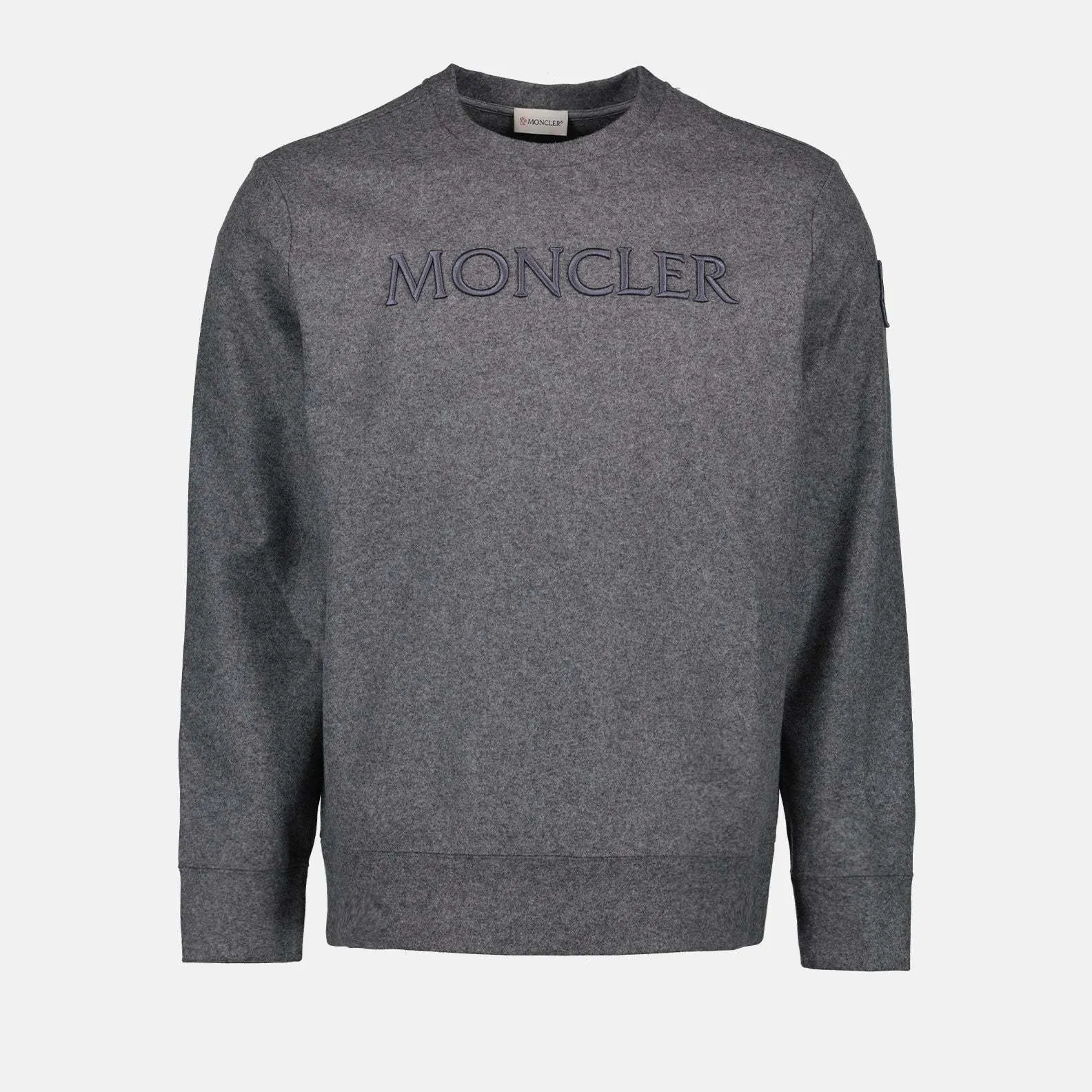 MONCLER  |Crew Neck Wool Street Style Long Sleeves