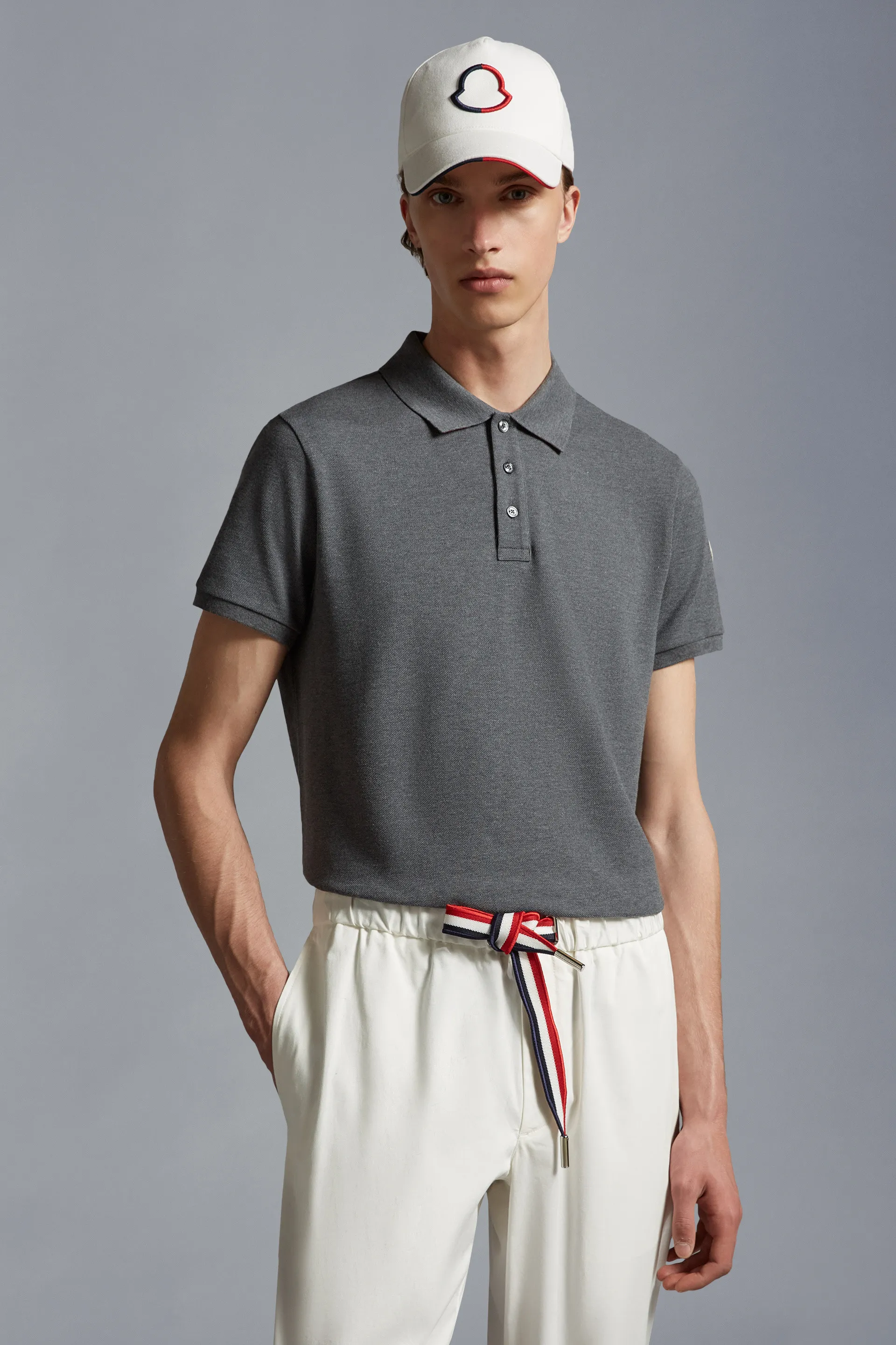 MONCLER  |Logo Lettering Polo Shirt