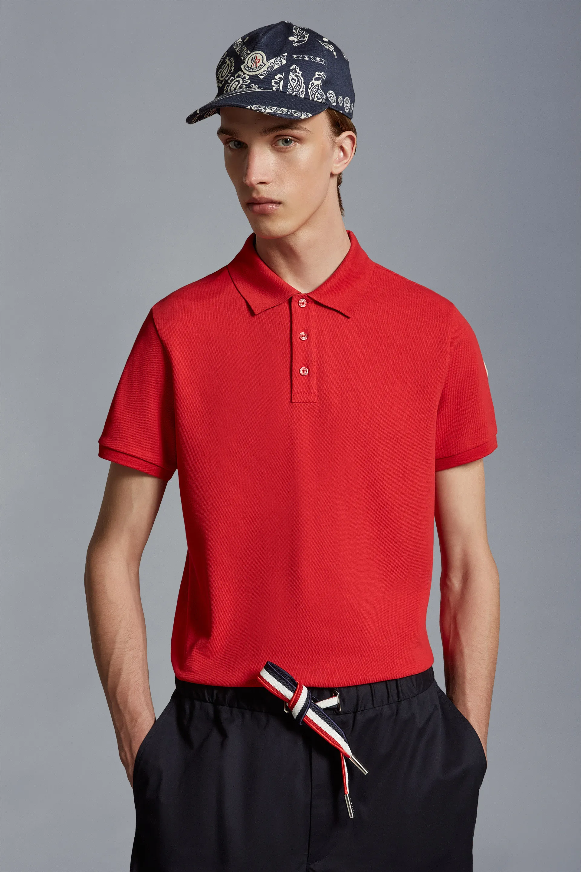 MONCLER  |Logo Lettering Polo Shirt